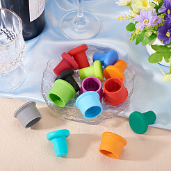 14Pcs 14 Styles Silicone Bottle Stopper&nbsp;AJEW-TA0002-54