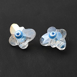 Evil Eye Glass Butterfly Beads&nbsp;G-P485-01A