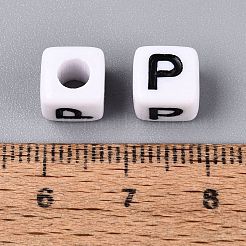 Opaque Acrylic Beads&nbsp;SACR-N020-04A-P