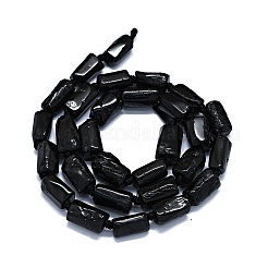 Natural Black Tourmaline Beads Strands&nbsp;G-O170-153