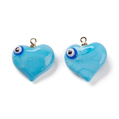 Handmade Evil Eye Lampwork Pendants&nbsp;LAMP-M015-03D