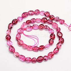 Natural Crackle Quartz Bead Strands&nbsp;G-L459-15