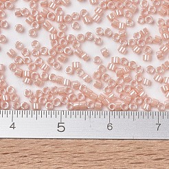 MIYUKIデリカビーズ  シリンダー  日本製シードビーズ  11/0  （db1533)不透明ライトサーモンセイロン  1.3x1.6mm  穴：0.8mm  約2000PCS /ボトル  10 G /ボトル&nbsp;SEED-JP0008-DB1533