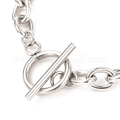 Tarnish Resistant Unisex 304 Stainless Steel Figaro Chain Bracelets&nbsp;X-BJEW-H541-06A-P