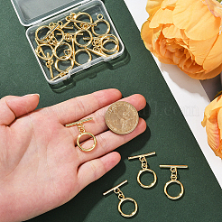 15 Sets Brass Toggle Clasps&nbsp;KK-BBC0021-10