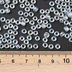 トーホー 6/0ラウンドビーズ  日本製シードビーズ  （170)つのブルートパーズ染めの透明な虹  4mm  穴：1.5mm  約168個/10g&nbsp;X-SEED-TR06-0170