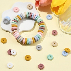 80Pcs 8 Colors Silicone Beads&nbsp;SIL-YW0003-70