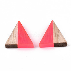 Translucent Resin & Wood Cabochons&nbsp;LS-CRES-N028-001A-A05