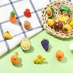 16個 16スタイル 樹脂合金ラペルピンバック バックパック 衣類用  混合図形  ミックスカラー  17~31.5x11.5~18.5mm  1個/スタイル&nbsp;JEWB-CJ0001-59