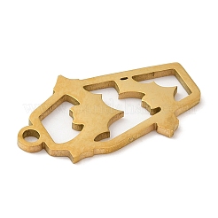 ハロウィン 201 ステンレス ペンダント  コウモリのチャームが付いた棺  ゴールドカラー  19x12x1mm  穴：1.5mm&nbsp;STAS-D053-09G