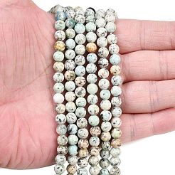 Natural K2 Stone Beads Strands&nbsp;G-K405-B02-6mm