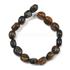 Dyed Natural Yellow Blue Tiger Eye Beads Strands&nbsp;GG-CBA787B-A25