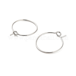 Brass Hoop Earring Findings&nbsp;LS-KK-R112-038A