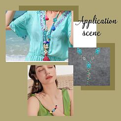 Synthetic Turquoise Beads Strands&nbsp;G-NB0003-71