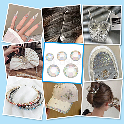 430pcs 5 Styles Plastic Cabochons&nbsp;FIND-PH0021-48B