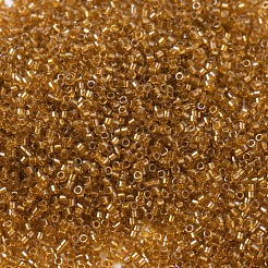 MIYUKIデリカビーズ  シリンダー  日本製シードビーズ  11/0  （db0065)トパーズイエロー裏地  1.3x1.6mm  穴：0.8mm  約2000PCS /ボトル  10 G /ボトル&nbsp;SEED-JP0008-DB0065