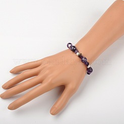 Amethyst Bracelets&nbsp;X-BJEW-JB01391-02