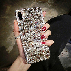Pointed Back Glass Rhinestone Cabochons&nbsp;RGLA-OC0001-32