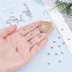 60Pcs Brass Crimp Beads&nbsp;KK-PH0015-13P