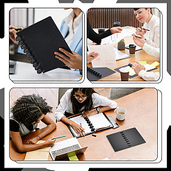 10Pcs Rectangle PP Plastic Binder Diary Notebook Cover&nbsp;AJEW-NB0009-37