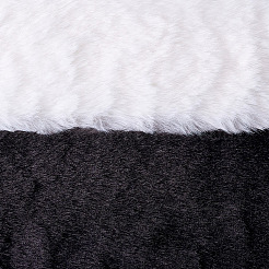 2 Rolls 2 Colors Polyester-cotton Rabbit Wool Fabrics&nbsp;DIY-TA0012-64