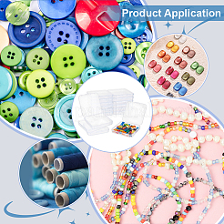 Plastic Bead Containers with Hinged Lid&nbsp;AJEW-WH0650-27
