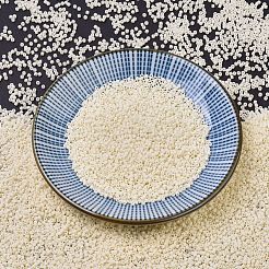 MIYUKIデリカビーズ  シリンダー  日本製シードビーズ  11/0  （db0762)マット不透明ダーククリーム  1.3x1.6mm  穴：0.8mm  約10000個/袋  50 G /袋&nbsp;SEED-X0054-DB0762