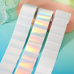 3 Rolls 3 Styles Vinyl Plastic Printable Holographic Stickers&nbsp;OFST-TA0001-10F