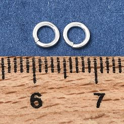 真鍮製オープンタイプ丸カン  鉛フリー＆カドミウムフリー＆ニッケルフリー  銀  4.5x0.8mm  内径：2.5mm  20ゲージ&nbsp;KK-CBA1A60-06E-S
