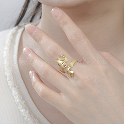 304 Stainless Steel Cuff Open Rings&nbsp;WG6E5AE-02