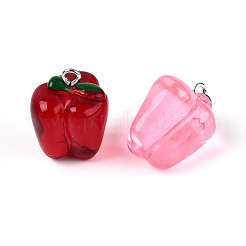 Transparent Resin Pendants&nbsp;RESI-N050-14P