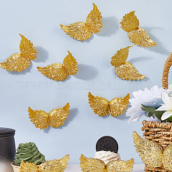プラスチック製バースデーケーキデコレーション1セット  ウイング  ゴールド  70x102x33mm  6個/セット&nbsp;WI-GF0001-01A-03