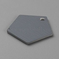 アクリルパーツ  六角  27.5x27x1.6mm  穴：3.2mm&nbsp;OACR-WH0036-25-C02