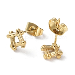 304 Stainless Steel Stud Earrings&nbsp;EJEW-Q788-04G