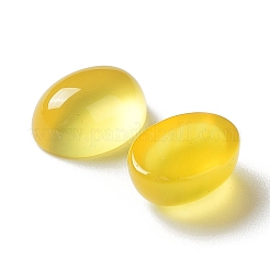 Natural Yellow Agate Cabochons&nbsp;G-A029-01-11