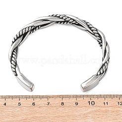 Retro 316 Surgical Stainless Steel Cuff Bangles&nbsp;BJEW-C142-14E-AS