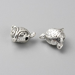 Tibetan Style Alloy Beads&nbsp;TIBEB-WH0002-06AS