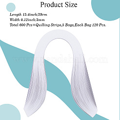 5Bags Quilling Paper Strips&nbsp;DIY-CP0012-31B