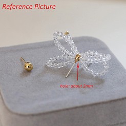 Brass Stud Earring Findings&nbsp;KK-G518-01P
