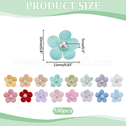 100Pcs Cloth Flower for Clothes Garment Accessories Decorative&nbsp;DIY-ME0002-05