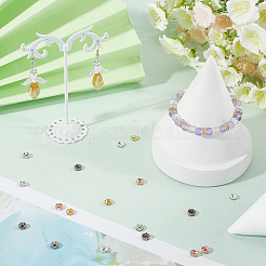 200Pcs 10 Colors Brass Rhinestone Spacer Beads&nbsp;RB-SP001-08A