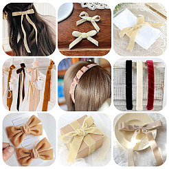 3Rolls 3 Styles Velvet Ribbon&nbsp;SRIB-YS0001-01B