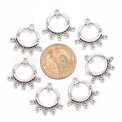 Antique Silver Tibetan Style Ring Chandelier Component Links for Dangle Earring Making&nbsp;X-EA9736Y-NF