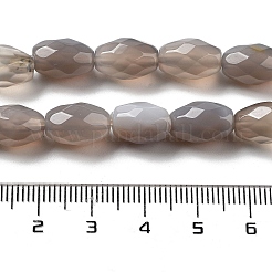 Natural Grey Agate Beads Strands&nbsp;G-P520-C11-01