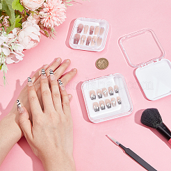 20Pcs Transparent Plastic Nail Art Tool Storage Box&nbsp;CON-BC0007-03C