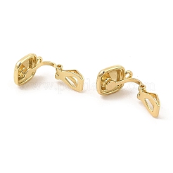 Alloy Clip-on Earring Findings&nbsp;FIND-L015-003G