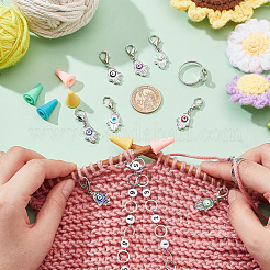 35Pcs Hamsa Hand with Evil Eye DIY Knitting Tool Sets&nbsp;HJEW-NB00061