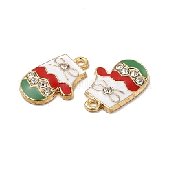 Christmas Alloy Enamel Pendants&nbsp;ENAM-M053-10G