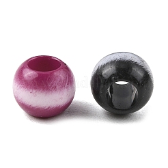 Opaque Acrylic European Beads&nbsp;OACR-Z036-05B-01