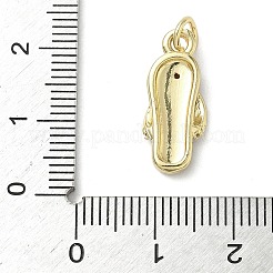 Brass Micro Pave Cubic Zirconia Enamel Pendants&nbsp;KK-L248-19G